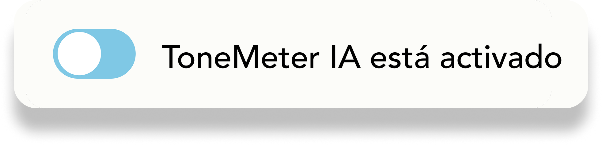 Notificacion de ToneMeter IA