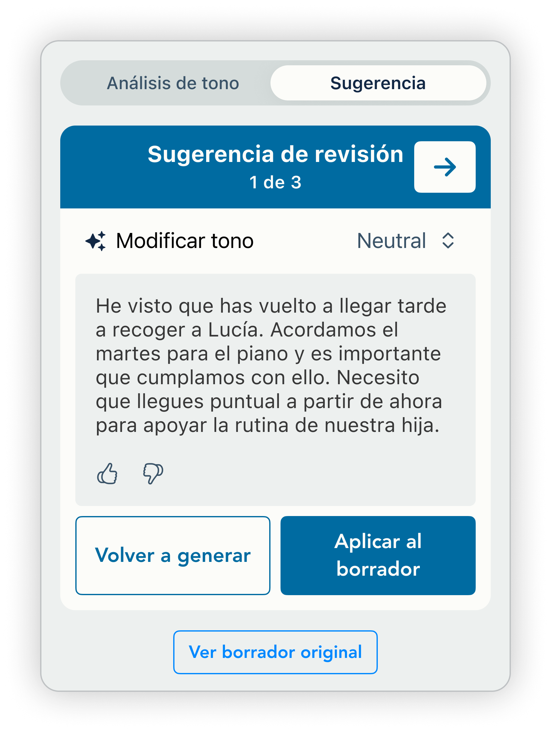 Sugerencia