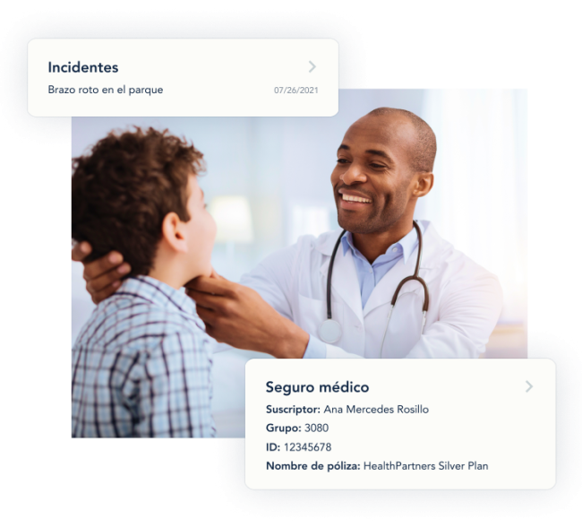 Información en el Historial Familiar de OurFamilyWizard