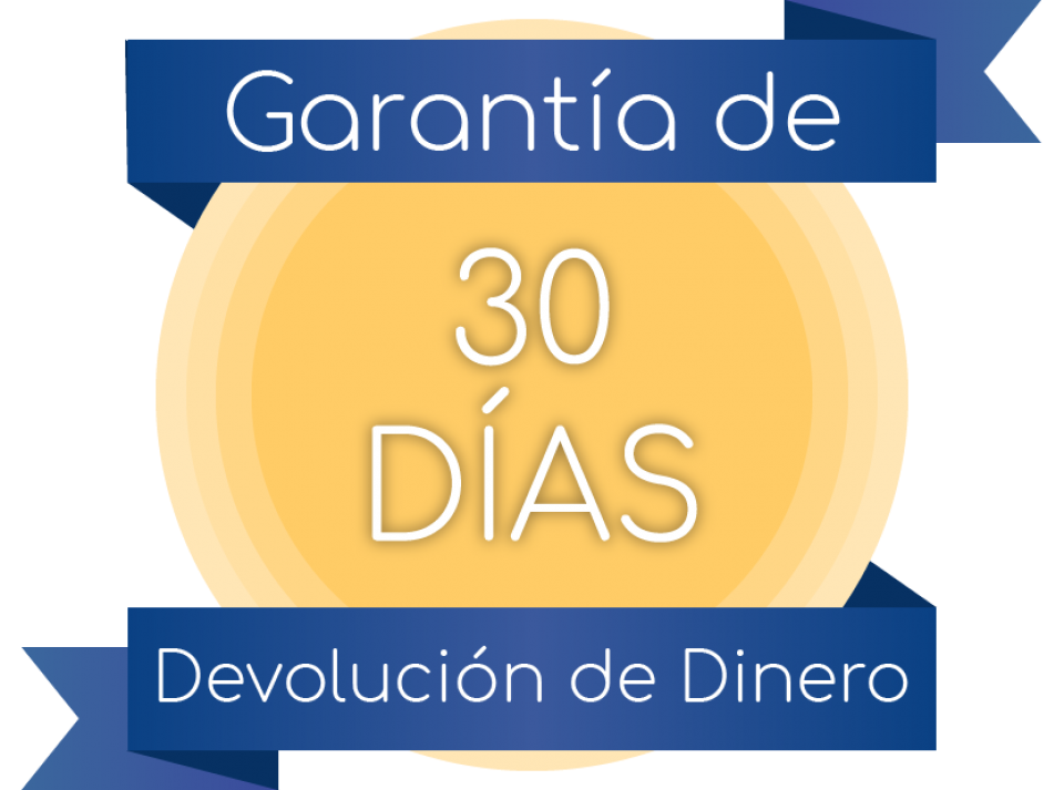 Garantía de devolución de dinero a 30 días