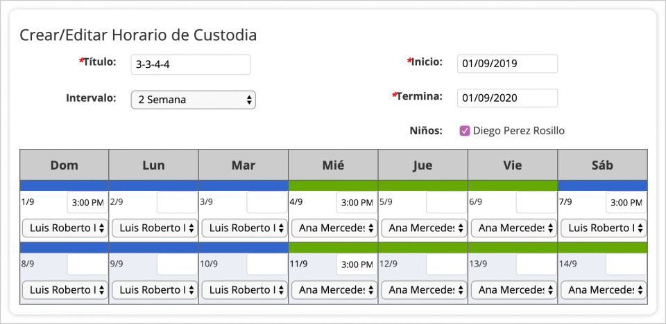 Rotación de 3-3-4-4